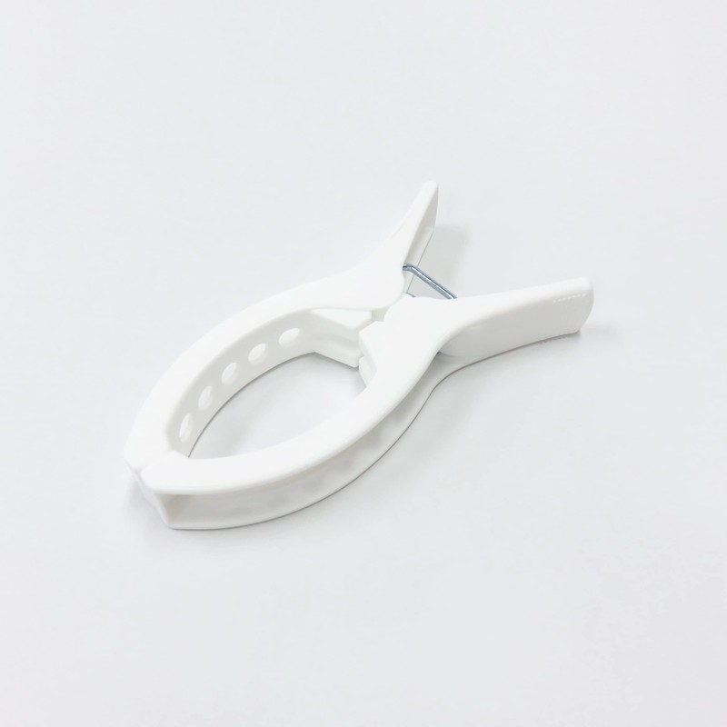 Towa Sangyo Neo-Sool Double Spring Balcony Clothespins White Approx. 3.2