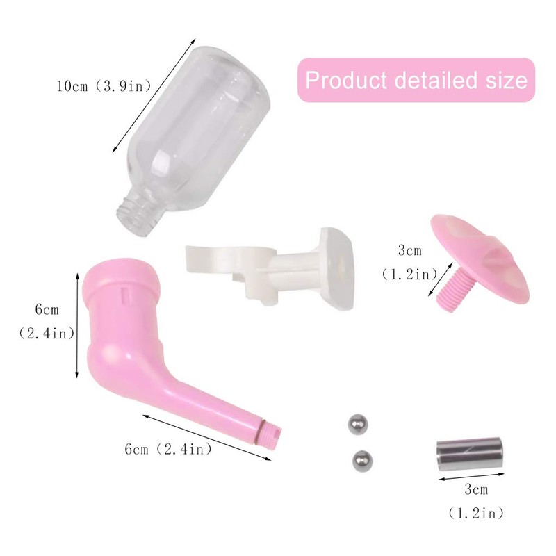 Andiker No-Drip Pet Water Dispenser,Dog Kennel Cage Water Bottle Drinker