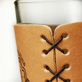 OOWEE: Leather Can Holder - Rad Dad Logo - Best Hugger for Cans - Cool Dad Gift