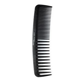 Hercules Sägemann HS C13 Carbon 13 Professional Styling Comb, Charcoal Hair Comb, Anti-Static Carbon Comb, Styler Tooth Wide + Fine, 7.5 Inches, Hairdressing Comb (13a)