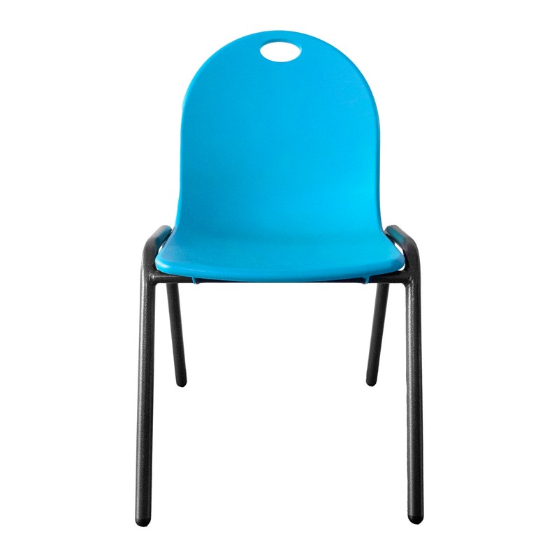 Backyard Discovery 12" Kid's Stacking Chairs-4 Pack-Blue