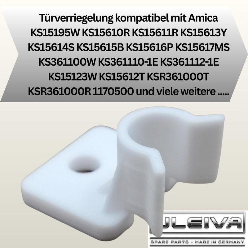 ULEIVA Replacement Door Lock Compatible with Amica Fridge Freezer Door