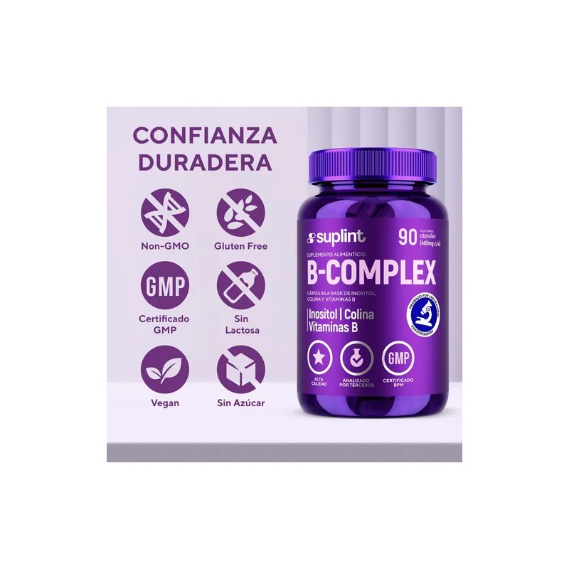 Complejo B Vegano En Cápsulas 90 Cápsulas - Sin Gluten