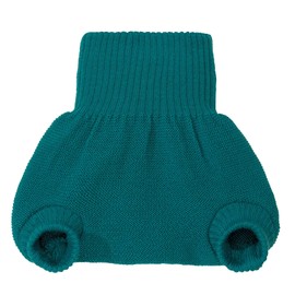 Disana WOLLWINDELHOSE, 100% Bio-Merinowolle GOTS, IVN Best | Newborn Neugeborene Baby Kleinkind, Kind Unisex | Baby Erstausstattung | Made in Germany | Pacific Gr. 86-92