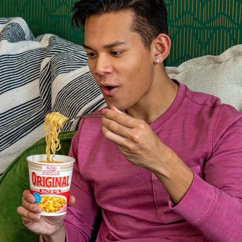 NISSIN Cup Noodles Original Flavor 2.4 Ounce Pack of 6