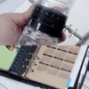 4 Pieces Black A5 Ruler Plastic Page Marker Ruler 6-Ring