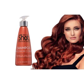 Kolor Shot Shampoo Matizador Tono Cobrizo Prolonga los tonos Cobrizos del Cabello por más tiempo 300ml