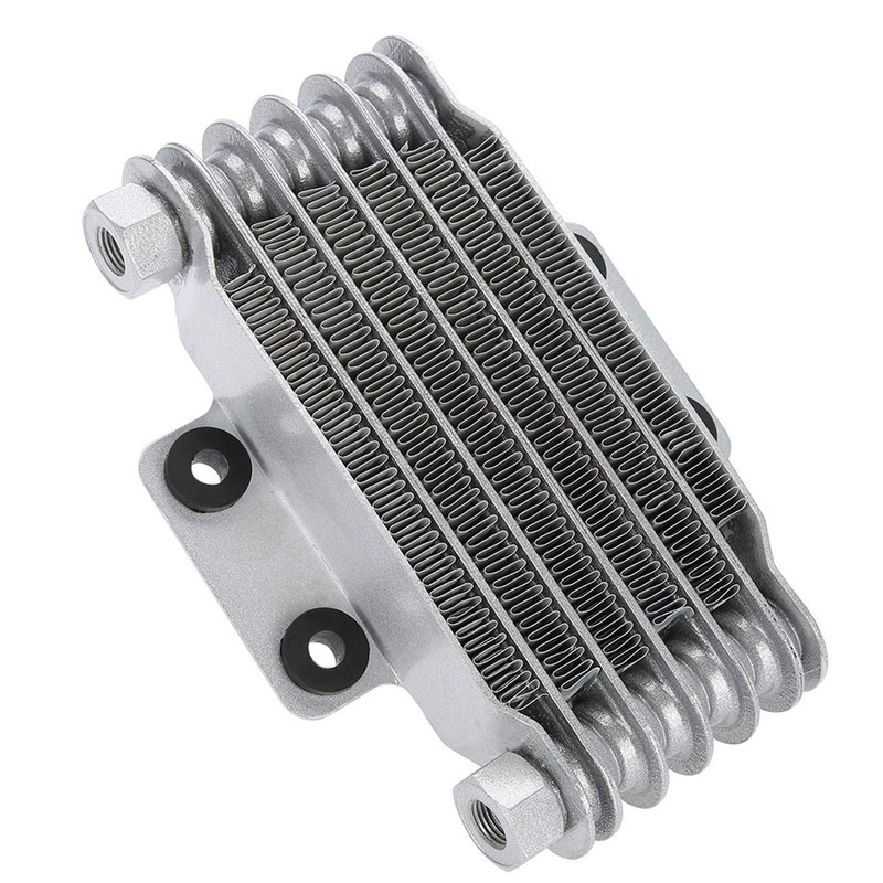 Motorcycle Engine Cooling Radiator 85Ml Universal Silver Aluminum for 100Cc-250Cc