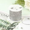 UMAOKANG 32.8 Feet Stainless Steel Jewelry Making Chains Embossed Cable