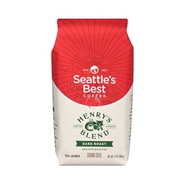 Seattle's Best Coffee Henry's mezcla de tostado oscuro, 12 oz (Paquete de 2) 24 onzas en total