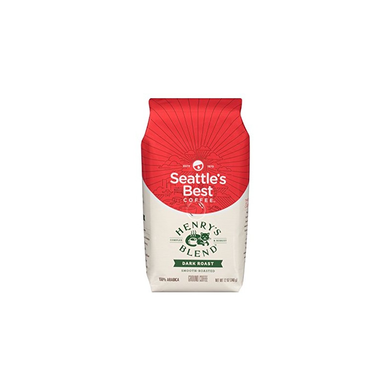 Seattle's Best Coffee Henry's mezcla de tostado oscuro, 12 oz