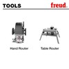 Freud 5 Piece Round Over/Beading Bit Set - Ideal for