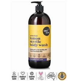 Simply Clean Australian Lemon Myrtle Body Wash 1L