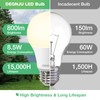 DEGNJU LED Light Bulbs Soft White 2700K, 60 Watt Equivalent