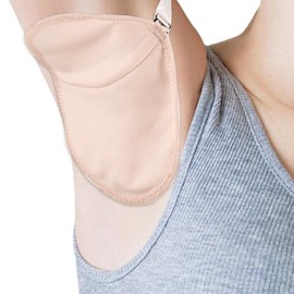 Baluue Armpit Sweat Pads - 6pcs Underarm Sweat Pads with Transparent Strap, Absorbent Quick-Drying Shields Soft Armpit Guards, Reusable, Invisible Armpit Protection for Sweating Women Men, 11x13 CM