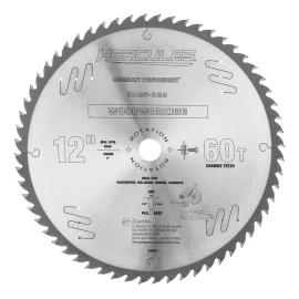 Hoja Sierra Circular Corte Carpinteria Hercules 12p 60d