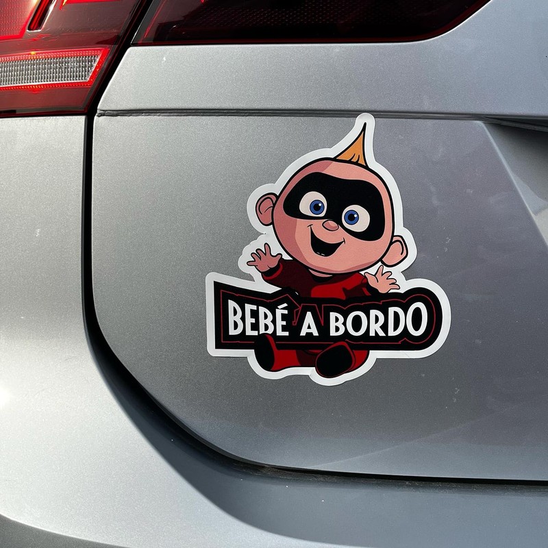 Sticker Car Baby on Board Jack 15 x 15 cm