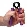 Hand Grip Strengthener Set, 50 LB Resistance, Metal Construction, Purple,