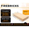 GIRtech Universal Woodstove Firebricks 2500F Pack of 6 Fire Bricks