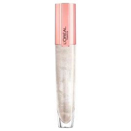 L'Oréal Paris Shiny Lip Gloss for Maximum Volume, Nourishing Effect, with Hyaluronic Acid and Collagen AS Fragments, Brilliant Signature Plump-in-Gloss, No. 400 I Maximize