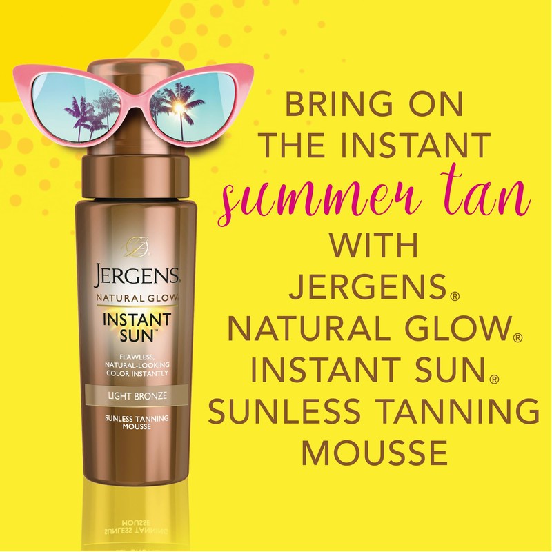 Jergens Natural Glow Instant Sun Bundle: Light Bronze Sunless Tanning