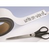 Gloss White Magnetic Tape Roll Easy Wipe Racking Strip 20mm