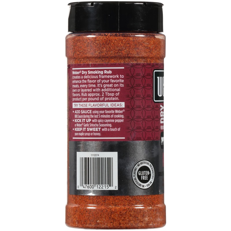 Weber KC BBQ Dry Rub, 14.5 oz