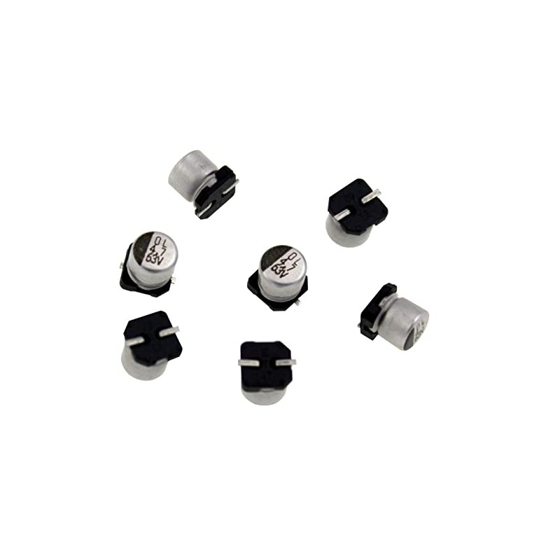 Elko Capacitor 20x Radial 4.7µF 63V SMD Electrolytic Capacitor up