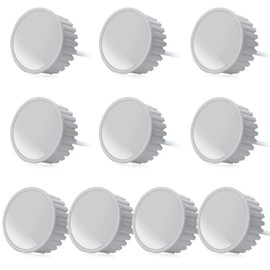 Lex Collective LED Ceramic Module Flat 230 V 5 W 120° GU10 Warm White Dimmable Ceiling Spotlights Replacement (Pack of 10)
