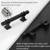 Lepatape 10 Pack 3 Inch Black Cabinet Handles Matte Black