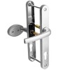 uPVC Door Handle 92mm 62mm Offset Lever Pad 210mm Fixings