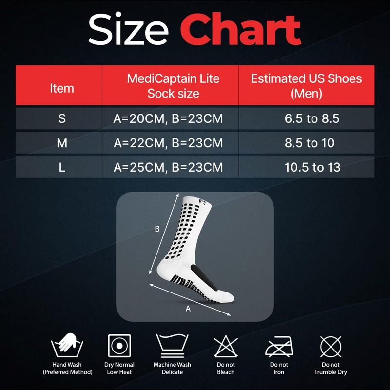 MediCaptain Lite - Protective Athletic Grip Sock with Metatarsal Padding