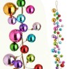 RAZ Imports - 4 Foot Multicolored Ball Christmas Garland