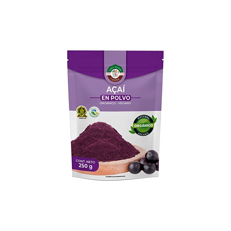 SABIA MADRE TIERRA- Acai Orgánico Certificado 250g