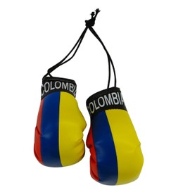 G Ganen Colombia Country Flag Mini Boxing Gloves to Hang Over Your Automobile Mirror