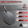 DRAXX Table tennis bat | 5 Stars Grade | Carbon