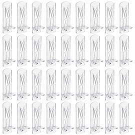 Seimneire 72 Pcs Plastic Locking Shelf Pins, Cabinet Shelf Clips Locking Shelf Support Pegs, Fits 6.9mm Diameter Hole & 5/8 Inch Thick Shelf, Perfect for Kitchen Cabinet Furniture Book Shelves
