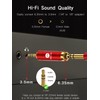 Metron High-end 3.5mm(1/8'') Plug Male to 6.35mm (1/4'') Jack Female