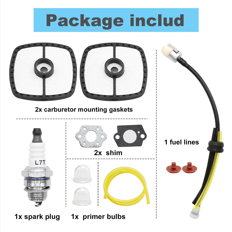 Zreneyfex SRM-2110 Carburetor Replacement for Echo SRM-2110 GT-2000 PE-2000 PP-800
