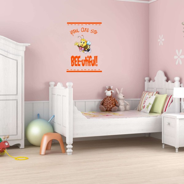 Children You are so Bee-utiful Cute Quotes & Sayings Wall