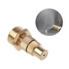 QIXIAMO 1/2" Adjustable Spray Misting Nozzles Brass Spray Head Agricultural