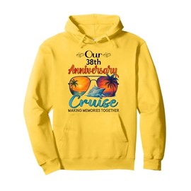 Our 38th Anniversary Cruise Vacation Husband Wife Couple Pullover Hoodie