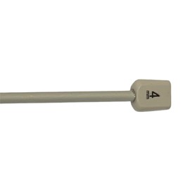 AARNAV 2x25cm Single Pointed Metal Knitting Needles for Beginners, Kids, Professionals, Short Length Knitting Needles 25cm Aluminium Single Pointed Needles (2 x 4mm)