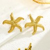 Gold Earrings for Women Statement Starfish Earrings Boho Fashion Beach
