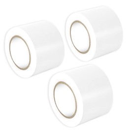 Xrkuu White Electrical Tape 3 Rolls, 50mm x 15m White Insulation Tape, Waterproof PVC Electric Tape for Wire Projects, Insulating and Repair Broken Wires, DIY Projects