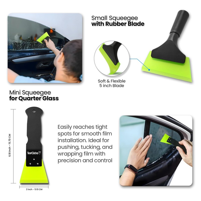 Window Tint Tools kit Vinyl Wrap Tool for Car Tinting
