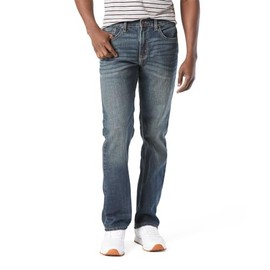 Levi Strauss Signature Gold Men's Relaxed Fit Flex Jeans (Available in Big & Tall), Headlands, 42W x 32L