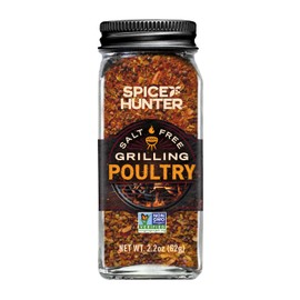 Spice Hunter Salt Free Poultry Grill & Broil Blend, 2.2-Ounce Jar