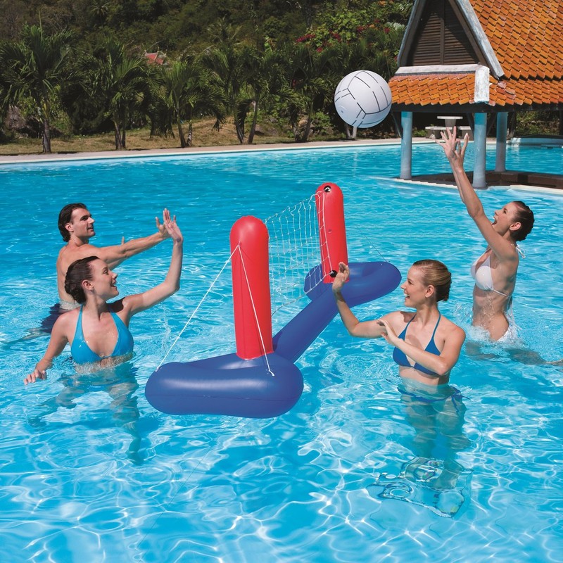 Bestway 16 Inflatable Volleyball Set, 96 x 25 in