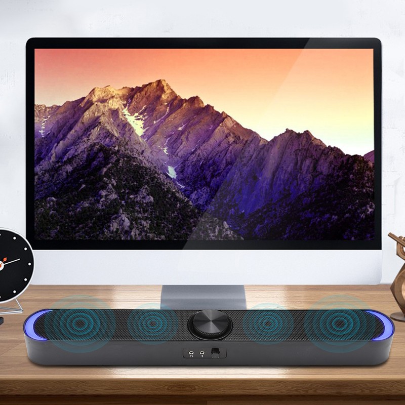 SADA V-198 Computer Audio Household Desktop Notebook Mini Speaker Headphone